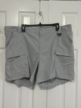 Columbia Size XXL 6L PFG Omni Shield Shorts Gray